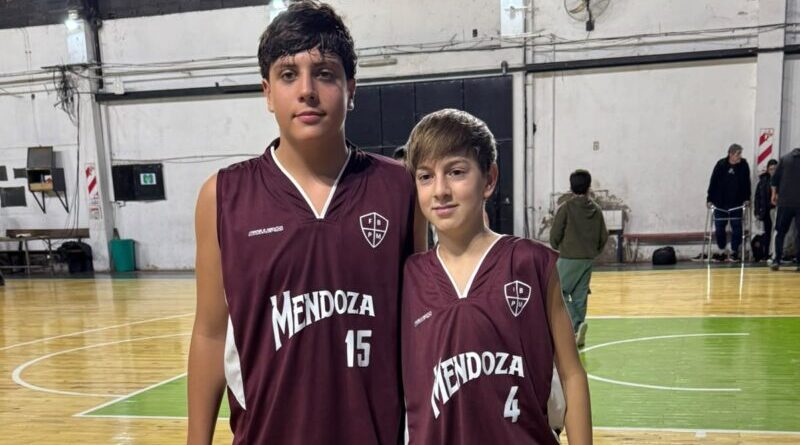 Dos chicos de la Escuela Municipal de básquet de Real del Padre en el seleccionado mendocino