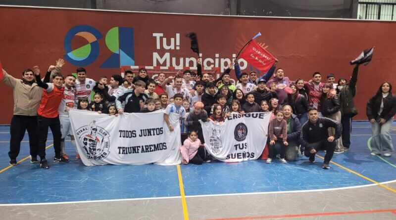 Tres ascensos en el futsal local, Gladiadores, Cuadro Nacional «B» y Pedal «B»