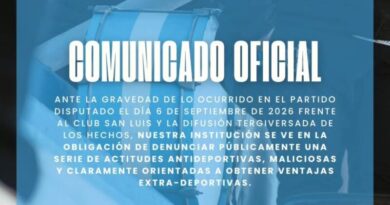 Duro descargo de Deportivo Argentino