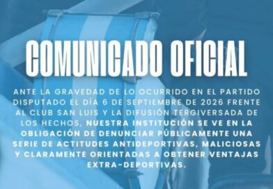 Duro descargo de Deportivo Argentino